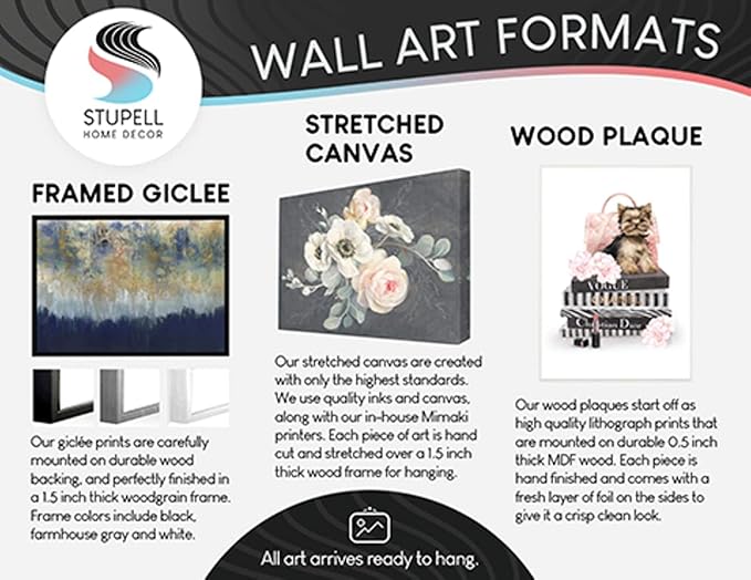 Stupell Industries Self-Serve Kitchen Sign White Flowers 24 Hours Grey Framed Wall Art, 20 x 16