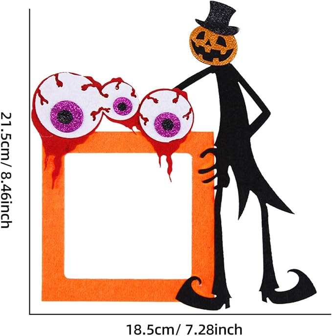 Creative Halloween Switch Decals Evil Eye Pumpkin Door Frame Wall Decals Decorative Art Murals Black Cat Devil Switch Sticker for Halloween Living Room Bedroom Bathroom Kitchen Light Switch Decor