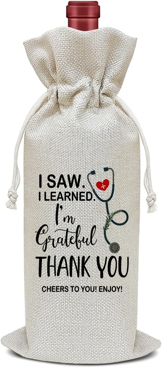 Retirement Wine Bag, Farewell Gifts Retirement Gifts for Women Men Coworkers Colleagues Grandpa Grandma, Party Favor Wine Champagne Gift Bag With Drawstring -16