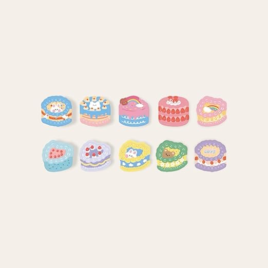 Foodie Cute Fun Washi Sticker Tape Decorative Stationery Sticker Roll | Set of 5