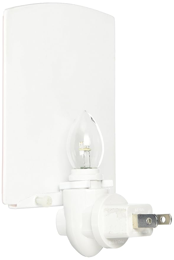 Caroline's Treasures BB7094CNL Squirrel with Flowers Ceramic Night Light Compact, UL-Certified, Ideal for Bedroom, Bathroom, Nursery, Hallway, Kitchen, 6x4x3, Multicolor