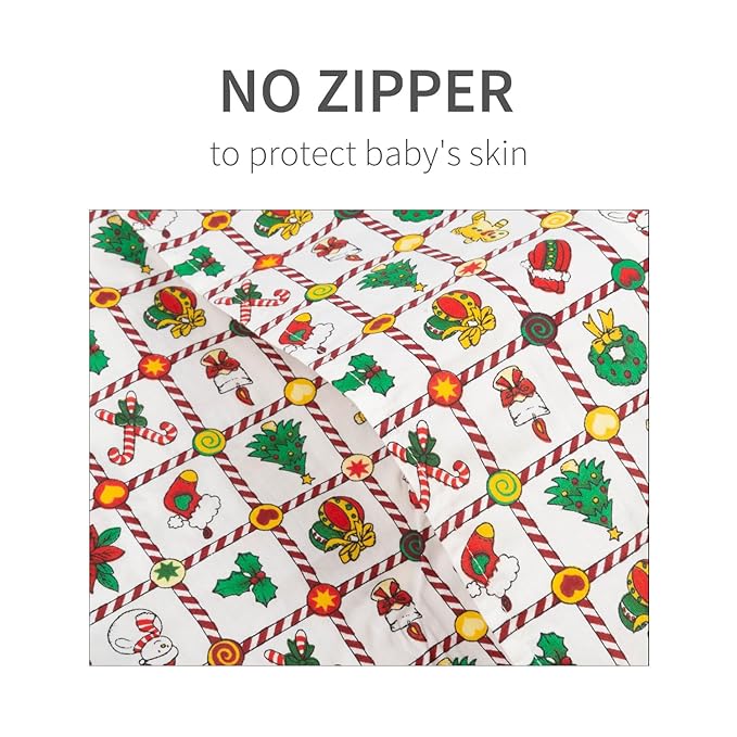 ALVABABY Toddler Pillowcases Fits 13 x 18,12x 16 Kids Pillow Cover Cotton Envelope Baby Christmas Pillowcases for Boy Girl Sleeping Travel Xmas 2TPW29A