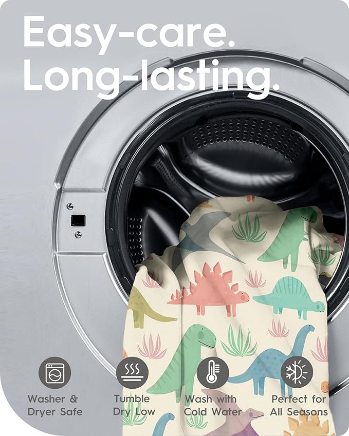 Pack N Play Sheets Fitted, TotBasic Ultra Soft Dinosaur Mini Crib Sheets, Premium Jersey Knit Pack and Play Sheets, Stretchy Neutral Play Yard Sheets for Pack and Play Mattress, 2 Pack(Vintage Dino)