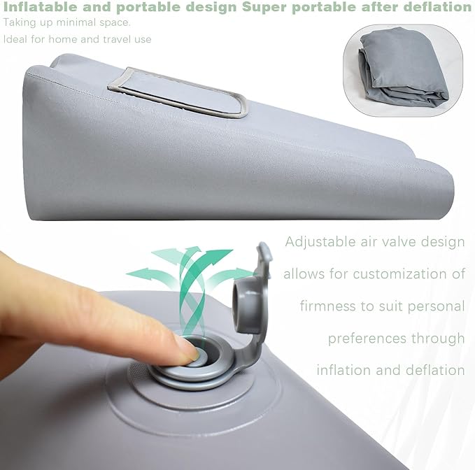 Arm Elevation Pillow, Arm Wedge Elevation Pillow Excellent, Ergonomic Elbow Support Pillow for Sleeping Arm Pads Pillow，Elevated Arm Pillow for Broken Arm,Inflatable Type