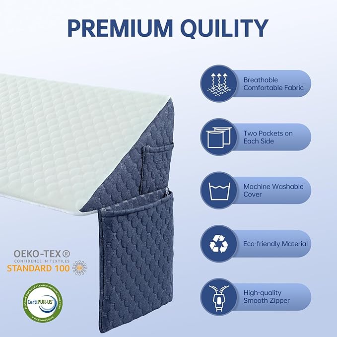 King Bed Wedge Pillow for Headboard 76"x 10"x 6" Large/Mattress Gap Filler Close The Gap (0-6")/Foam Triangle Bloster Wedge Pillow headboard for Headboard Gap Between Mattress and Headboard