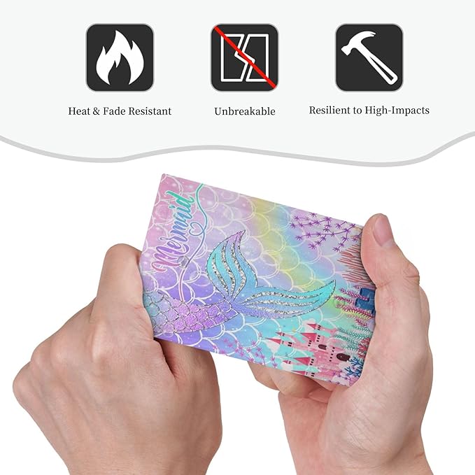 Silvery Glitter Cute Mermaid Tail Fantasy Castle 1 Gang Light Switch Covers No Device Wall Plate Decorative Blank Switchplate Electrical Faceplate for Kidroom Nursery Girlroom Bedroom Decor