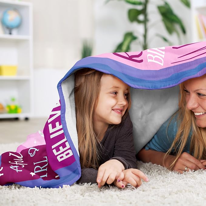 6 Year Old Girl Birthday Gifts Blanket, 6 Year Old Girl Gifts, Birthday Gifts for 6 Year Old Girls, 6th Birthday Decorations for Girls, Six Year Old Girl Birthday Gifts 60"X50"