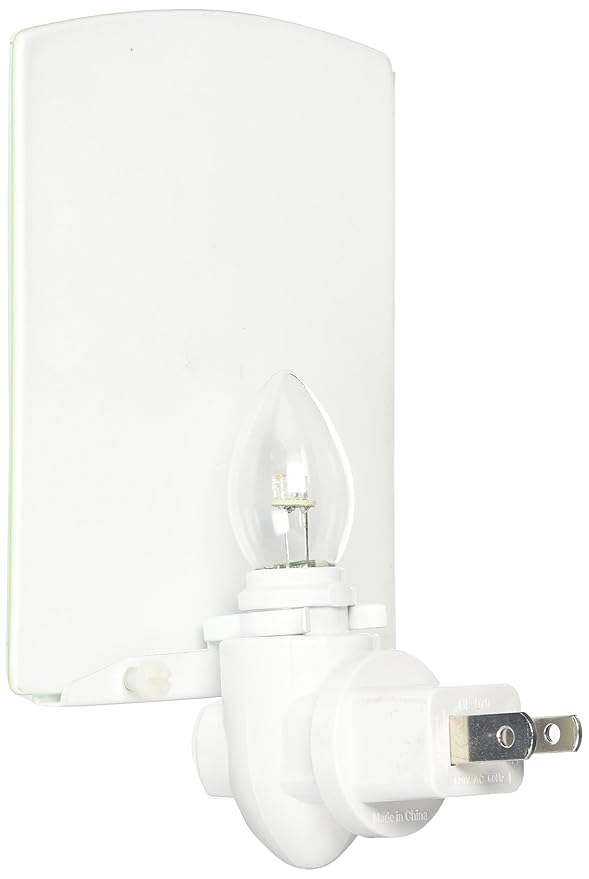 Caroline's Treasures BB7074CNL Puppy Pawprint Green Stripes Ceramic Night Light Compact, UL-Certified, Ideal for Bedroom, Bathroom, Nursery, Hallway, Kitchen, 6x4x3, Multicolor