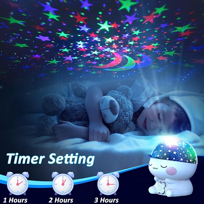 Star Night Light Projector for Kids,Star Projection Kids Toys for 1-12 Year Old Girls Boys,Gifts for Baby Kids Toddler Teens,Christmas Holiday Birthday Party Decorations for Girls Room Bedroom