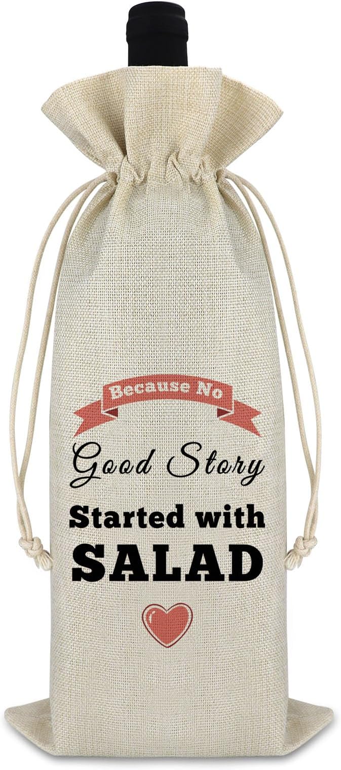 Wine Gifts Bag Wedding Birthday Retirement Gifts for Women Men New Job Gift for Coworker Wine Bottle Covers Housewarming Dinner Party Decorations Tasting Party Gift Reusable Burlap Wine Bag