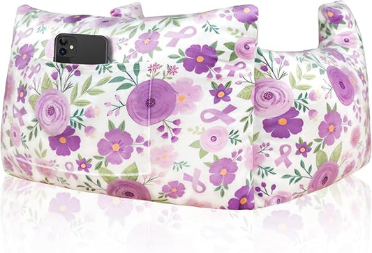 Mastectomy Pillow - Post Surgery Pillow, Breast Pillow for Sleeping After Heart Surgery, Lumpectomy Pillow, Breast Reduction & Augmentation Pillow Double Mastectomy Gifts for Women