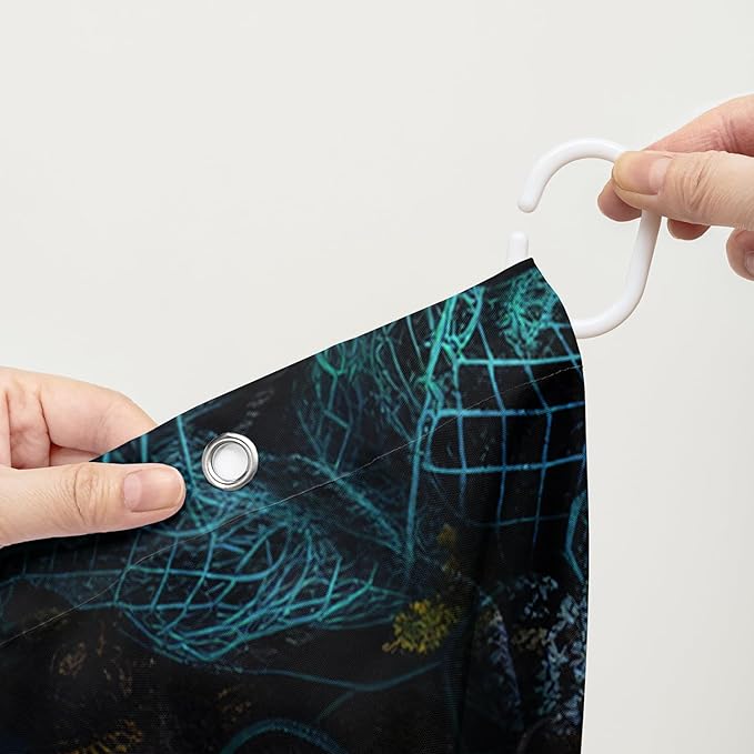 AILONEN Cartoon Red Octopus Shower Curtain for Bathroom,Octopus Tentacles Bath Curtain for Kids,Boys,Girls,Anchor Ocean Animal Theme Waterproof Fabric Shower Curtain Set with Hooks,72" W*72" H