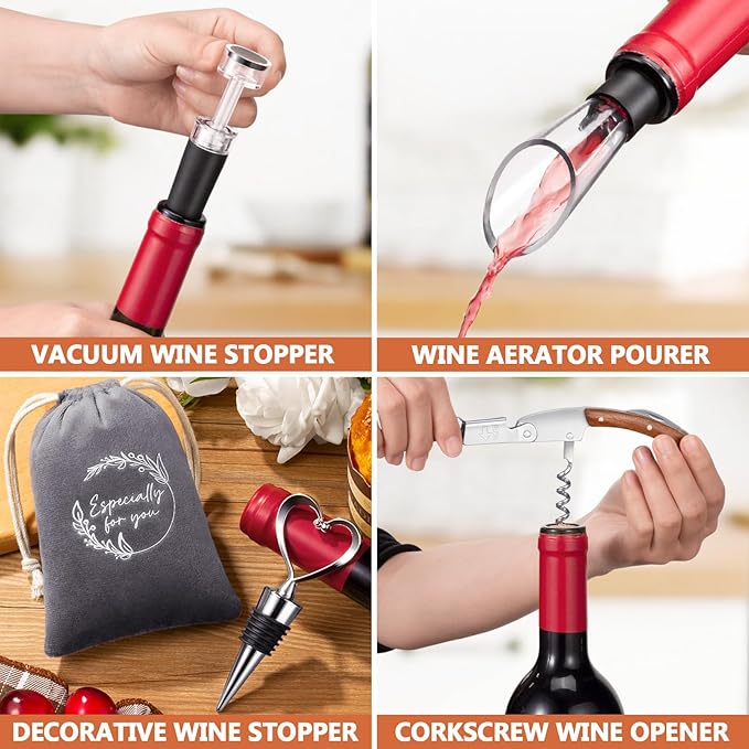 Wedding Gifts for Couples, Mr and Mrs Wine Tumblers Gifts - Engagement, Bridal Shower, Newlywed, His and Hers, House Warming -Insulated Wine Cooler Tote Bag with Glasses and Wine Accessories Gifts Set