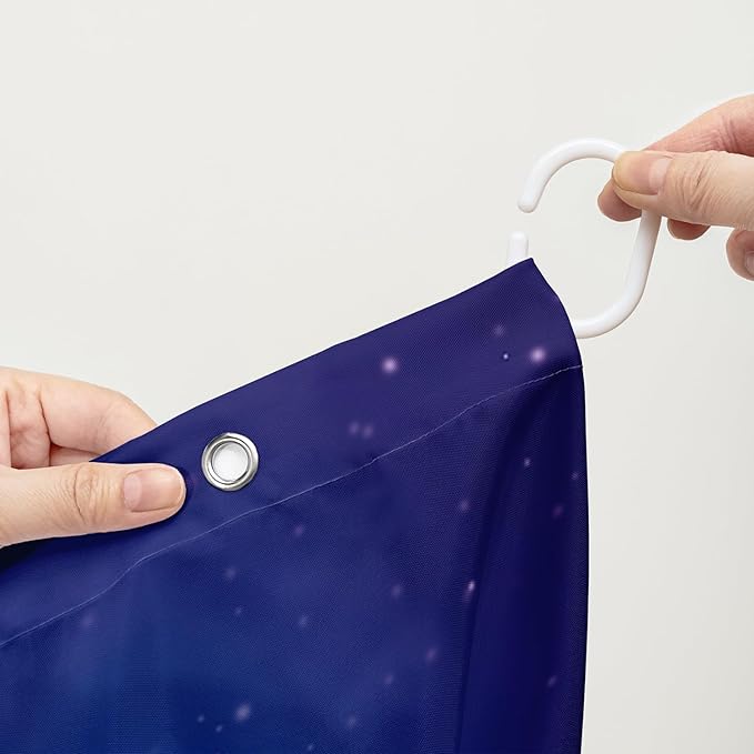 AILONEN Unicorn Shower Curtain, Holy Unicorn Theme Shower Curtain for Girls Teens Bathroom,3D Flower Butterfly Waterproof Fabric Shower Curtain Set,72" W*96" H