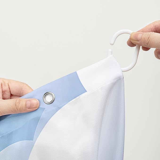 AILONEN Cartoon Dolphin Shower Curtain,Jumping Dolphin Bathroom Curtains for Kids,Girls,Sunset by The Sea Theme Shower Curtains Set with Hooks for Bathroom,48" W*72" H