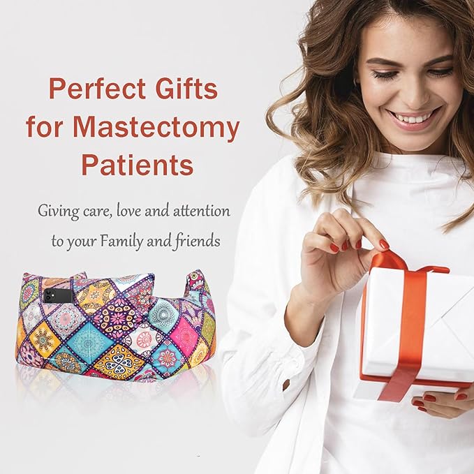 Mastectomy Pillow - Post Surgery Pillow, Breast Pillow for Sleeping After Heart Surgery, Lumpectomy Pillow, Breast Reduction & Augmentation Pillow Double Mastectomy Gifts for Women