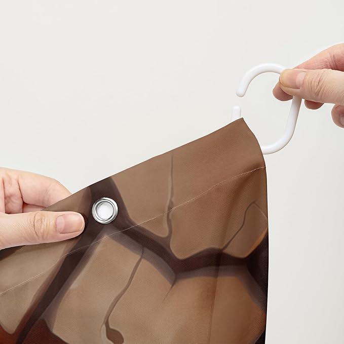 AILONEN Cartoon Dinosaur Shower Curtain for Kids,Funny Green Dinosaur Shower Curtain for Bathroom,Girls,Cute Animal Shower Curtain Set with Hooks,72" W*96" H