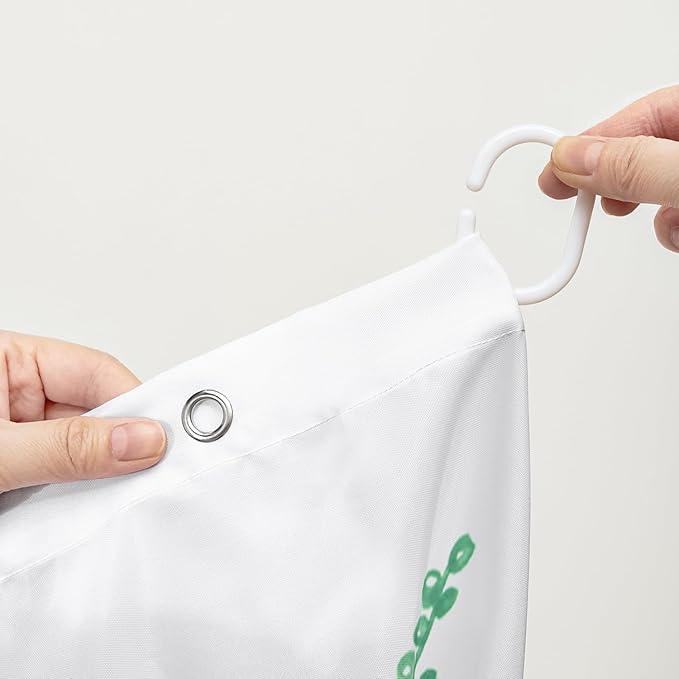 AILONEN Purple Blue Floral Shower Curtain,Watercolor Flower Leaves Wildflower Decorative Bath Curtain 72" W*72" H Polyester Fabric Waterproof Bathroom Curtain with 12 Plastic Hooks