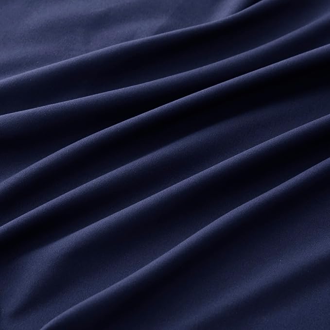 Microfiber Pillow Cases 14x20 Navy Blue Toddler Pillow Cases Set of 2 Soft Comfortable Not Shrink Small Pillow Cases Kids Pillowcase Envelope Style