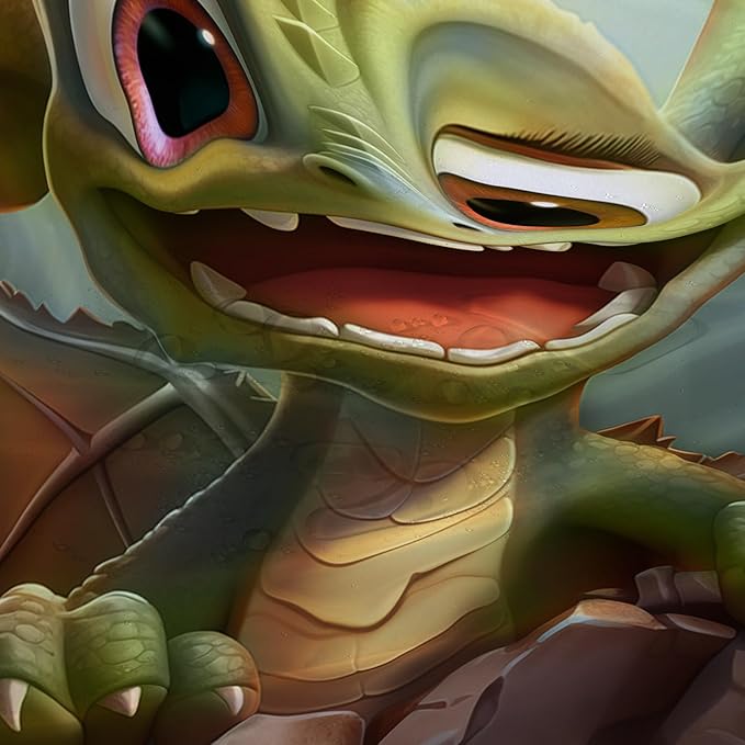 AILONEN Cartoon Dinosaur Shower Curtain for Kids,Funny Green Dinosaur Shower Curtain for Bathroom,Girls,Cute Animal Shower Curtain Set with Hooks,60" W*72" H