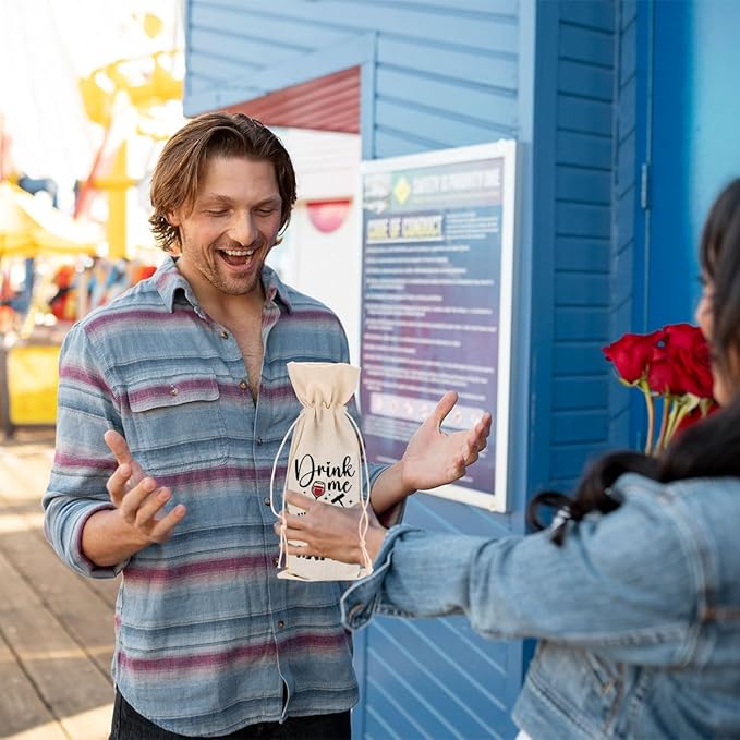 Funny Wine Quotes Wine Bag Wine Tasting Party Supplies for Wine Lovers Women Men Nana Groom Friend Christmas Birthday Wedding Bachelorrette Party Wine Bags