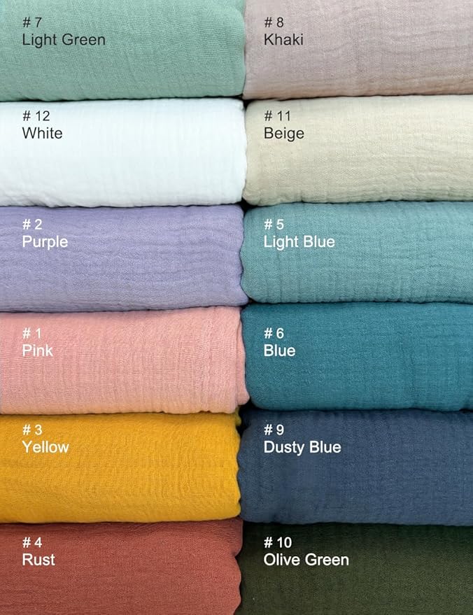 Light Blue Small Pack and Play Mattress Sheets, 39"x27" Neutral Baby Sheets for Pack and Play, Muslin Mini Crib Sheets or Playpen Mattresses Cover for Baby Boys and Girls (46P-05)