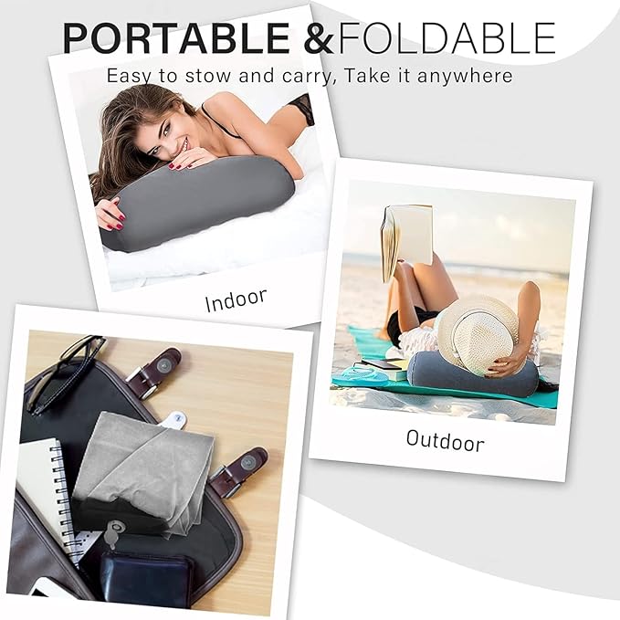 Positioning Wedge Leg Elevation Pillow-Neck Pillows for Pain Relief Deep Sleep Bed Cushion Body Pillow-Knee Pillow Bed Accessories Lumbar Support Pillow for Back Sleeper,Fast Inflating Deflation