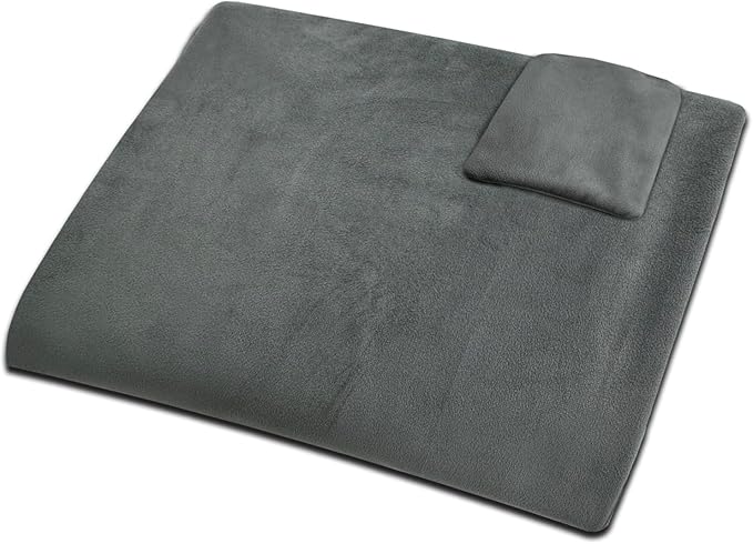 Vekkia King Size New Bed Wedge Pillow Replacement Cover(Gray 76"x10"x6")