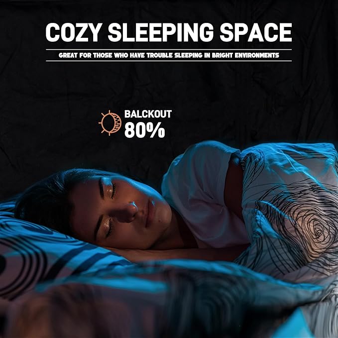 Quinnsus Bed Tent Bed Canopy Queen Size Tents for Adult and Kids - Portable Sleeping Bed Tents 80% Blackout with 4 Doors Breathable Private Space Tents(Mattress Not Included)