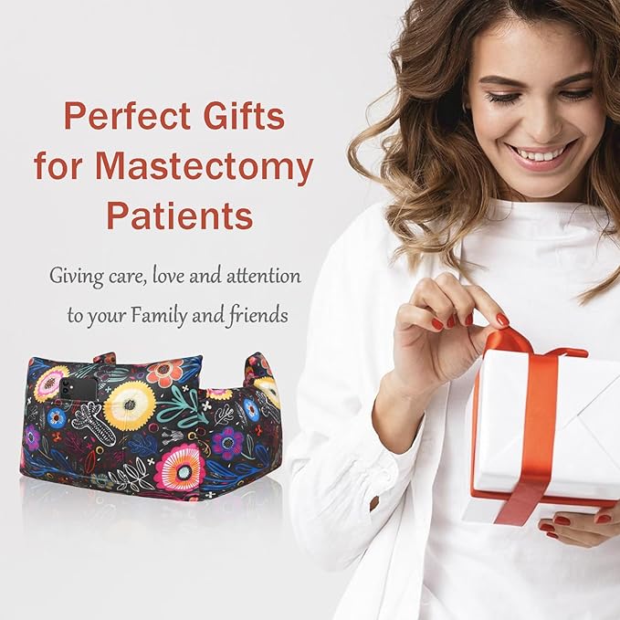 Mastectomy Pillow - Post Surgery Pillow, Breast Pillow for Sleeping After Heart Surgery, Lumpectomy Pillow, Breast Reduction & Augmentation Pillow Double Mastectomy Gifts for Women