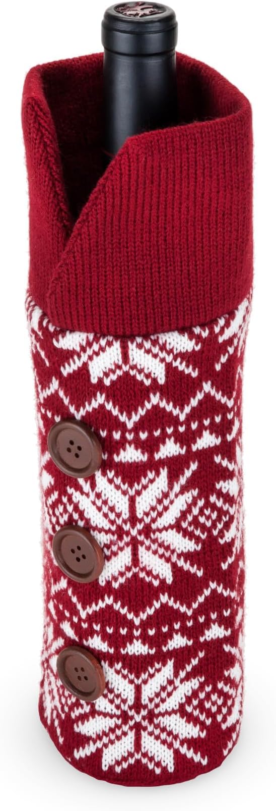 Rustic Holiday Wool Wine Sweater by Twine