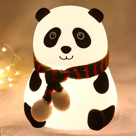 Panda Silicone Nursery Night Light Night Light for Kids, Panda Gifts, Cute LED Lamps for Teen Girls Bedroom,Bedroom Decorations Gifts for Toddlers,Kawaii Room Decor