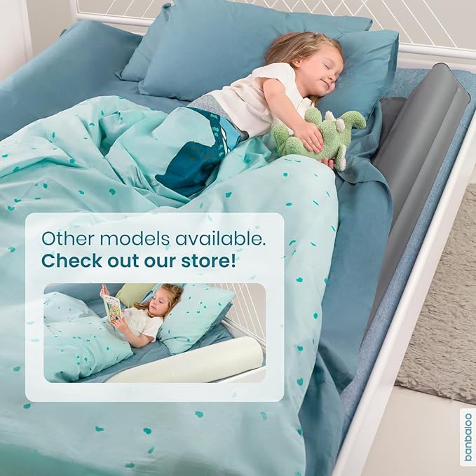BANBALOO -Inflatable Bed Bumper for Children - Child Fall Protection, Inflatable Travel Bed Rail, for fold-Away, Single, Double, Queen Size, King Size and Montessori beds
