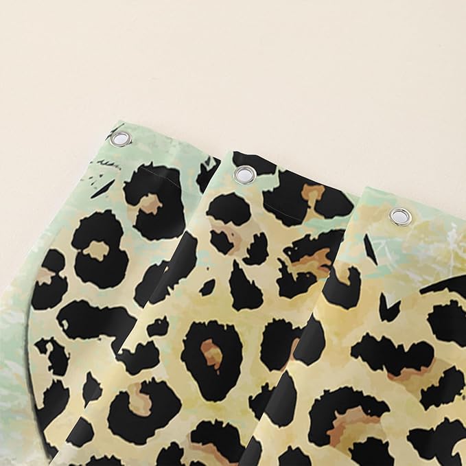 AILONEN Sunflower Waterproof Shower Curtain,Yellow Sunflower Bath Curtain for Girls Women,Romantic Hearts Butterfly Flower Bathroom Curtain with 12 Plastic Hooks, 48" W x 72" H