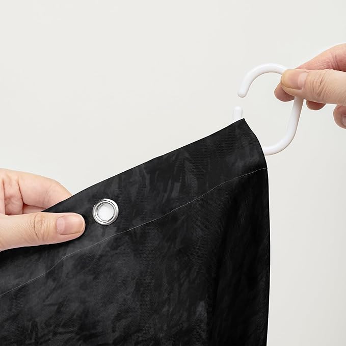 AILONEN Red Rose Shower Curtain for Bathroom, Romantic Rose Flower Bath Curtain,Grey Abstract Waterproof Floral Butterfly Print Shower Curtain Decoration with 12 Plastic Hooks, 72" W*78" H