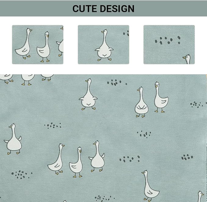 Baby Tags Security Blanket, Sensory Soothing Blanket with Tags,Dotted Backing Taggies Blanket for 3-12 Months Boys and Girls. (Duck)