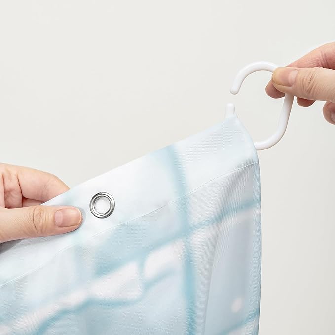 AILONEN Cartoon Dinosaur Shower Curtain for Kids Boys,Funny Singing Dinosaur Waterproof Fabric Shower Curtain for Bathroom,Lovely Green Dinosaur Shower Curtain Set with Hooks,72" W*84" H