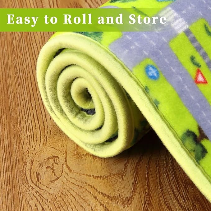 Kids Rug 3x5 Rug Baby Floor Mat Kids Educational Rug Area Rug for Classroom Play Mats for Babies and Toddlers Nursery Rug Kids Room Rugs for Bedroom Carpet Car Rug