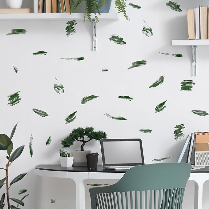 DIY Oil Painting Brushstroke Wall Decal for Kids - Creative Brushstroke Wall Sticker | Removable, Waterproof, and Easy Peel and Stick | Perfect for Kids, Baby Room, Classroom, Living Room,