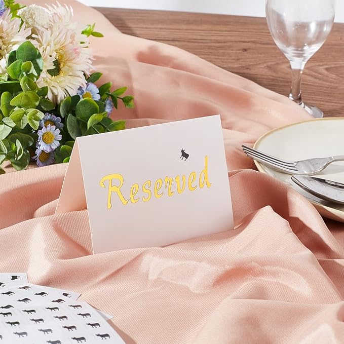 OLYCRAFT 2400pcs Beef Black Meal Stickers 0.4 Inch Cow Wedding Meal Stickers Food Choice Sticker Kitchen Stickers Beef Wedding Meal Indicator Stickers Meal Stickers for Place Card Wedding Supplies