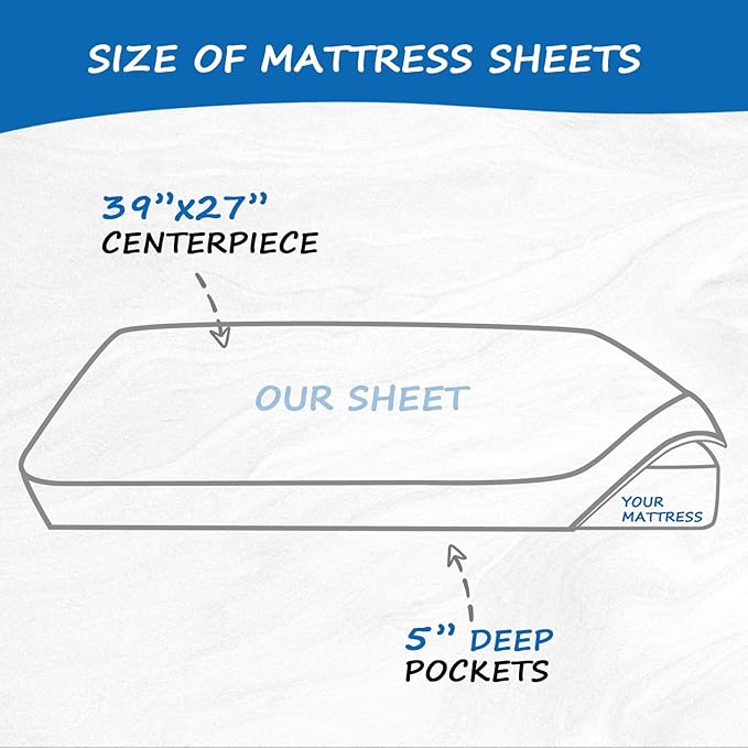 Pack and Play Sheets for Girl Fitted 2 Pack Mini Crib Sheets, Portable Playard Sheet, Ultra Soft Microfiber Playpen Sheets, Purple and Pink