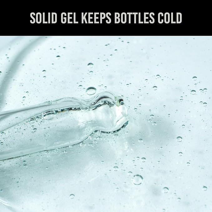 Wine Cooler Sleeve, High Quality Solid Gel Wine Sleeve, Reusable Wine Bottle Cooler, White