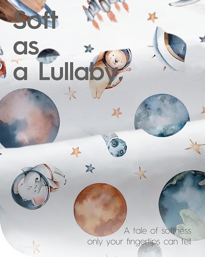 Premium Fitted Baby Boy Crib Sheets for Standard Crib Mattress - Ultra-Soft Jersey Knit Crib Mattress Sheet, Safe and Snug, Durable, Stylish Crib Sheet, 28''x52''x9'' Extra Deep Pocket