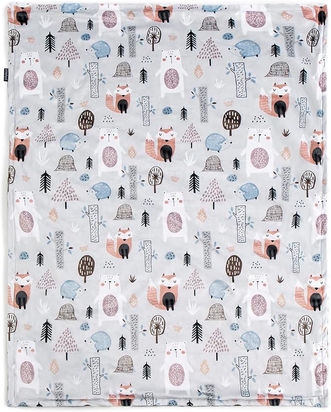 Baby Blanket for Boys Girls Super Soft Blanket,Fluffy Warm Lightweight Baby Receiving Blankets,Double Layer with Dotted Backing for Toddler Nursery(Fox, 30 * 40inch)