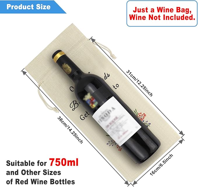 New Aunt Gift Wine Bag Auntie to be Gift Pregnancy Announcement Gift for Friends Sister Wine Bag Baby Shower Baby Reveal Gift for Aunt Mother's Day Christmas Birthday Gift Promoted to Auntie Gift