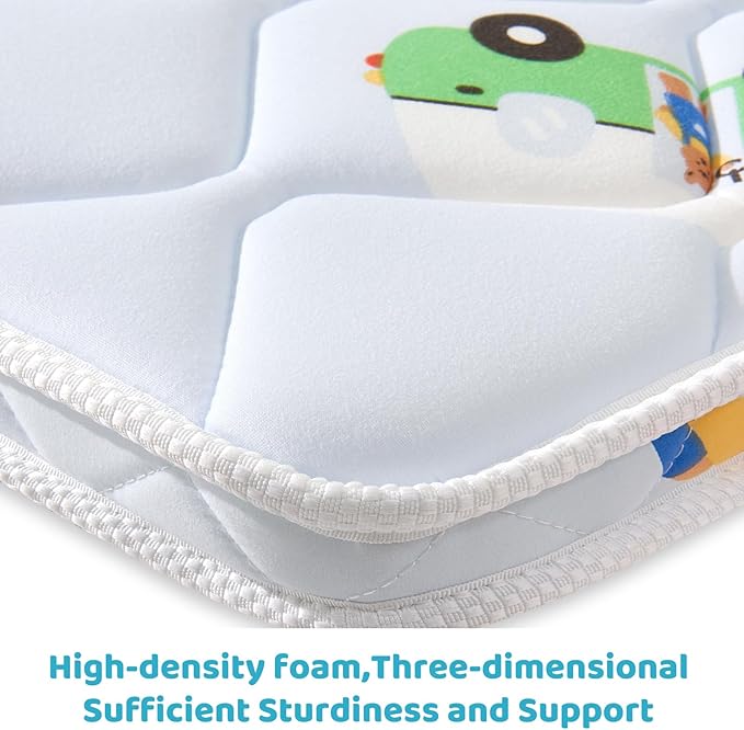 Pack and Play Mattress Topper - 38" x 26", Soft & Firm Premium Foam Pack N Play Mattresses Pad, Odorless Baby Foam Playpen Mattresses, Portable Playard Mattress Topper - Breathable & Comfort