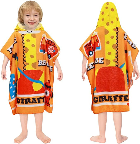 Kids Beach Towels Baby Towels with Hood Toddler Pool Towel Large Bath Towels for Boys and Girls for Travel Shower Swimming