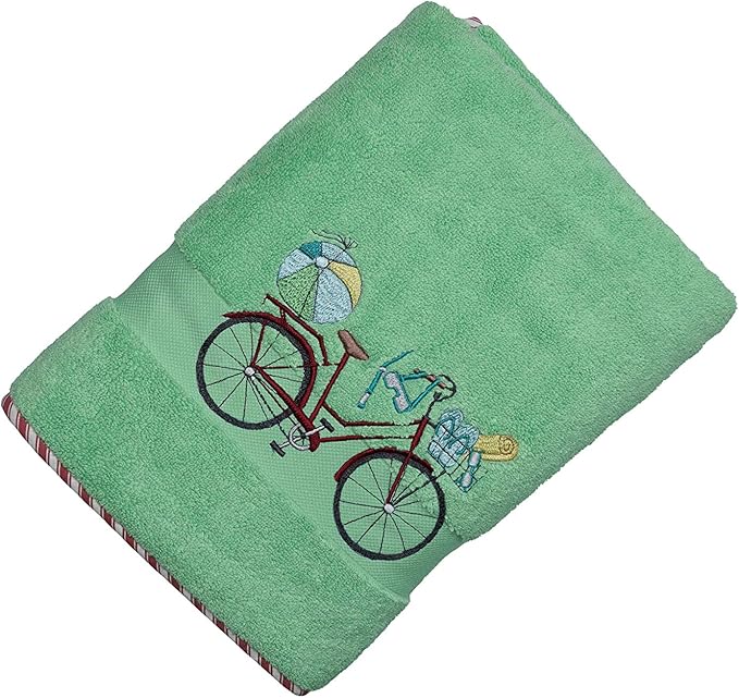 Kids Cotton Towel Collection - Bicycle (Island Green)