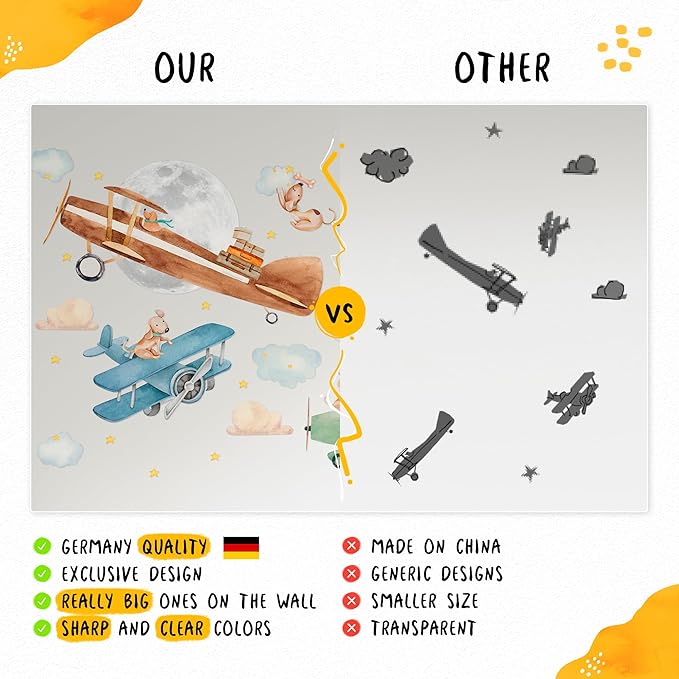 Car Wall Decals for Kids by Lipastick - Transports Wall Stickers Peel and Stick Truck Stickers - Wall Decals for Boys Kids Baby Room - Construction Cars City Wall Decor Removable S Size