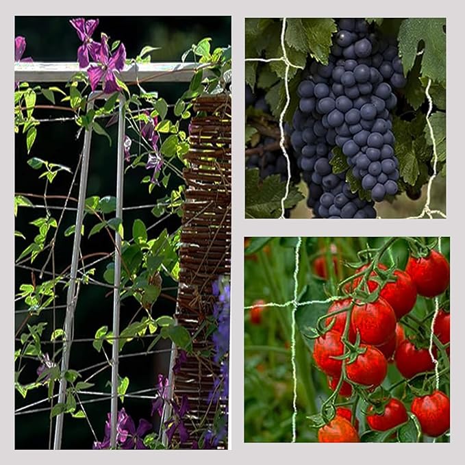 Rope Net Kids Safety Rope Netting Stairs Balcony Fence Safety Net Child Railing Playground Protection Rope Netting Indoor and Outdoor Decor Net White (4mm,2X6m)